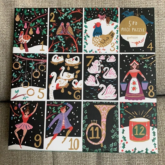 BNIB 12 Days of Christmas puzzle purchased at Bloomingdale’s